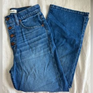 Madewell Slim Wide-leg Crop Jean